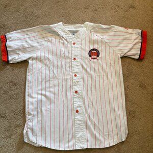 Syracuse University Orangemen Starter Men's Size XL Baseball Short Sleeve Shirt